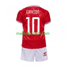 Maillot de Foot Danemark Eriksen 10 Domicile UEFA EURO 2024 - Enfant